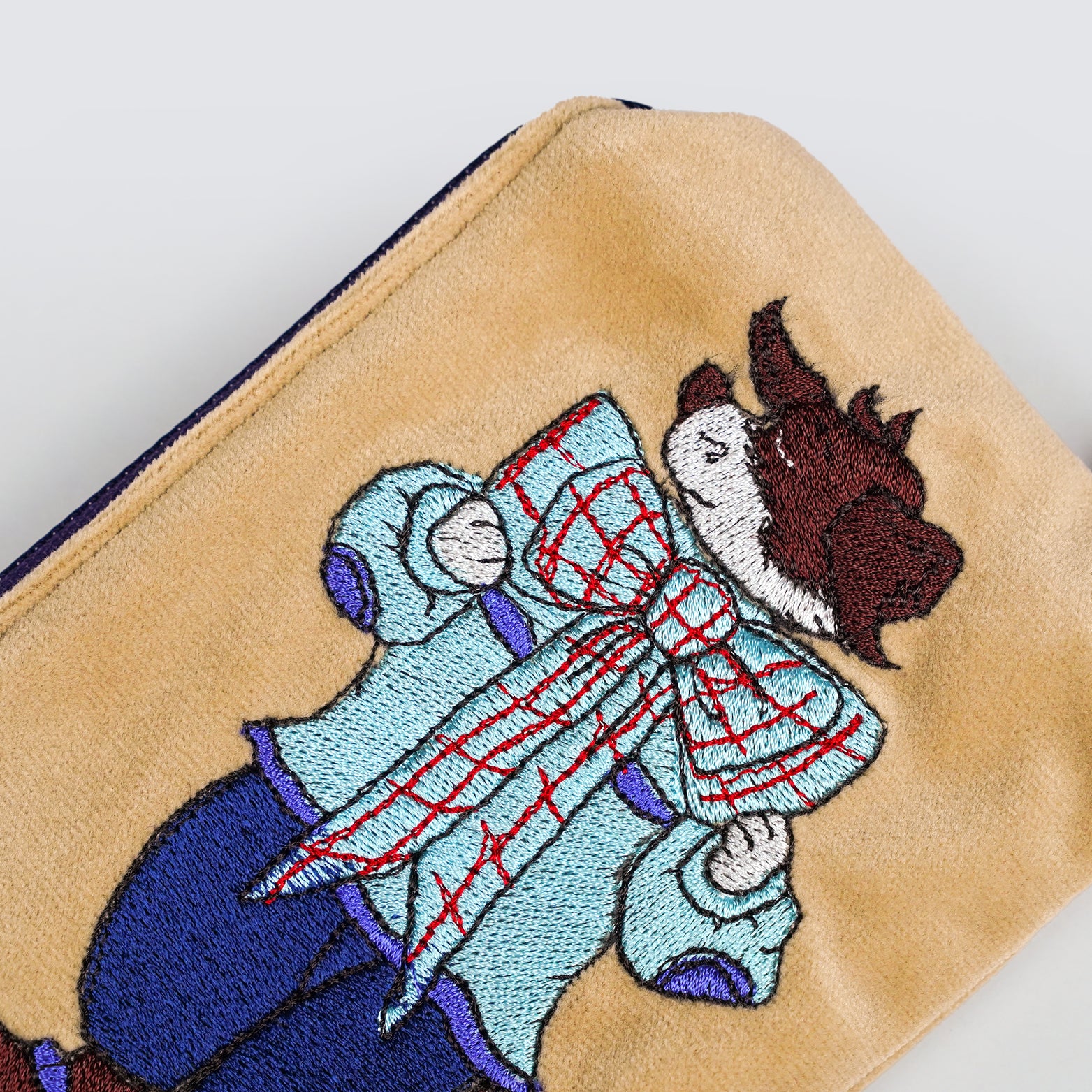 Pre-Order | Velvet Pouch : Ribbon Puppy