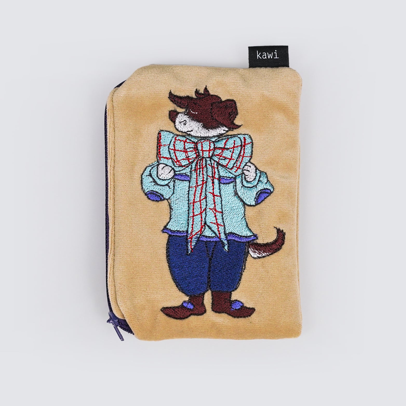 Pre-Order | Velvet Pouch : Ribbon Puppy