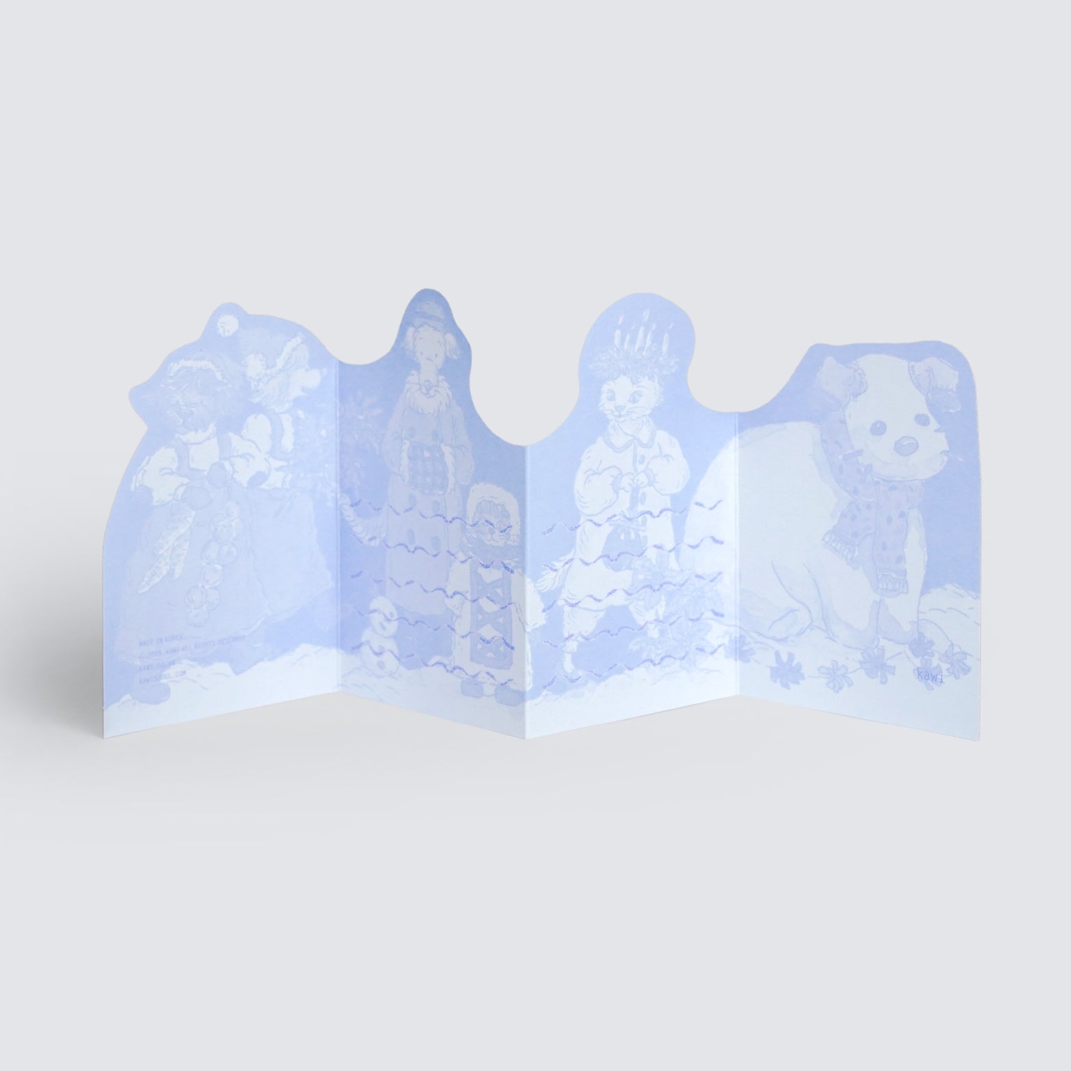 Pre-Order | 2025 Christmas Card - 4 (Blue)