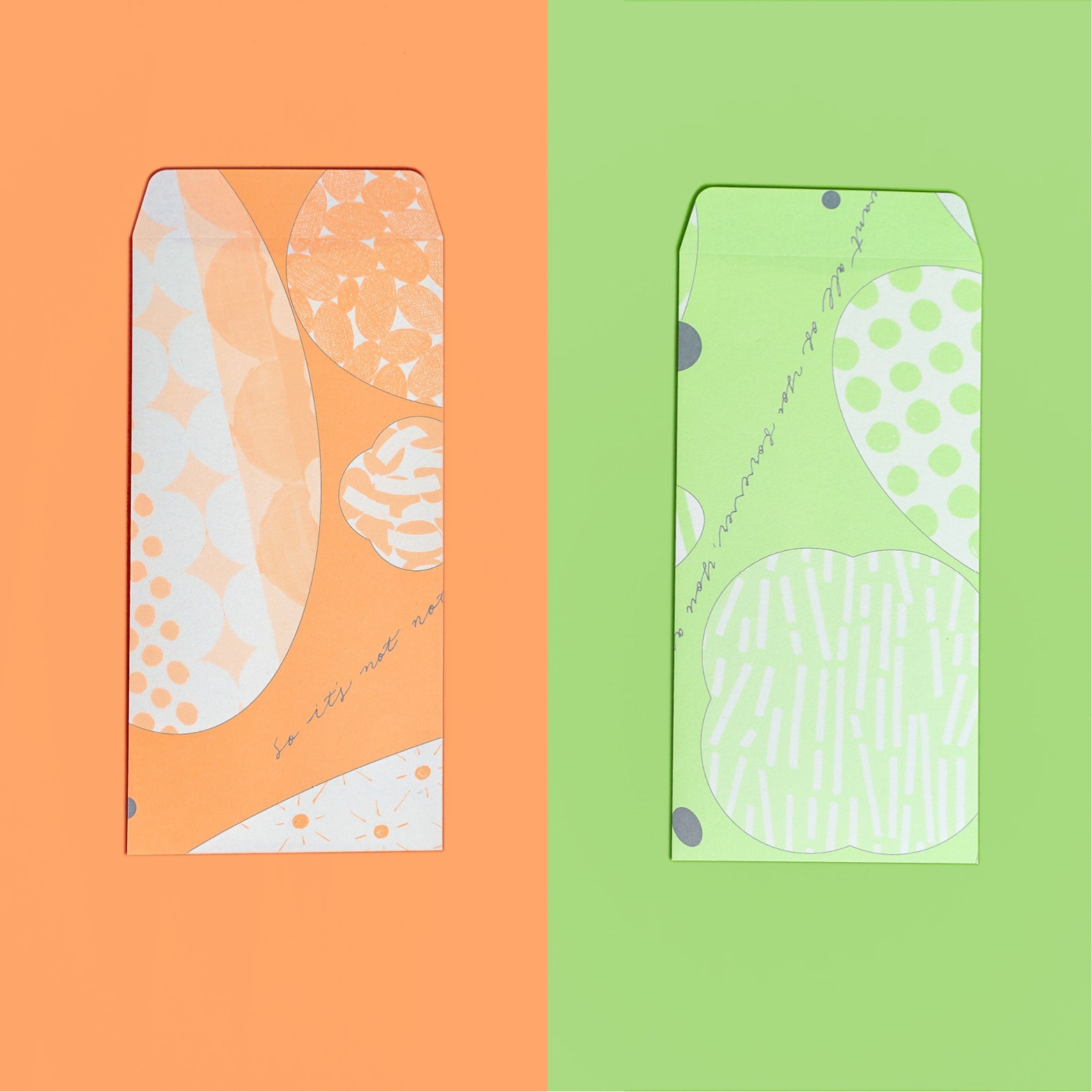 Flat paper bags 2 (3set)